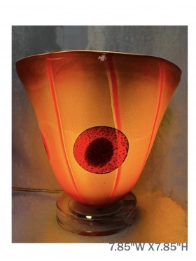 Art Glass Vase Lamp